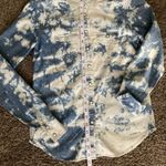 American Eagle  Outfitters Blue and White Denim Shirt Photo 2