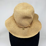 Rag and Bone  Rollable Cruise Woven Paper Crochet Straw Bucket Sun Hat Natural Photo 0