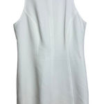 Cinq a Sept White Sleeveless Mini Dress with Pleats Sz. 8 Photo 0