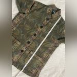 Koret Blazer jacket Vintage Green Paisley Size PM Petite Medium Photo 6