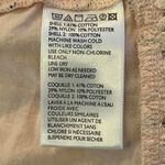 Urban Outfitters Tank Top Sz XS Light Pink Lace Crochet Ruffle Hem Photo 5