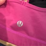 Lululemon No Limits Tank Yoga Top Womens 6 Pink Black Athleisure Athletic Casual Photo 4