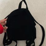 Forever 21 Cutest Black Velvet Used Mini Backpack Photo 8