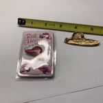 Lot Of 2 Costume Jewelry Brooch Pins Red Hat Photo 6