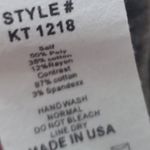 A. OK Coevolution gray shirt w ruffle sleeve Size M Photo 6