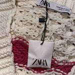 ZARA NWT colorblock knit cardigan Chunky BloggersFav Vintage Looking Y2K Photo 5