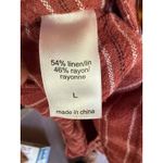 Maurice's Striped Sailor Pants High Waist Button Accents Casual Size L Photo 6