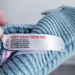 Urban Outfitters Kadin Knit Blue Ribbed Distressed Biker Shorts Photo 7