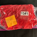 Carmen Marc Valvo  Red Textured Sleeve Tunic Photo 5