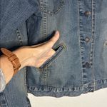 Levi's Indigo Blue Denim Trucker Jacket Special Edition Signature Grunge Indie Photo 2