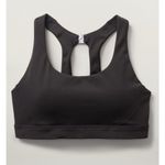 Athleta L Ultimate Ease Bra A-C Size Large Black Racer back Photo 3