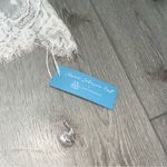 Mentionables x Shawn Johnson East NWT eyelash Lace Chemise Thong bodysuit White Photo 1