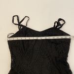 All that jazz Vintage 90’s Black Lace Mini Dress Sz 2 Nylon Rayon Lined Zipper Photo 6