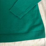 Talbots  Kelly green Cashmere V-Neck Sweater Small Photo 2