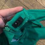 NBD  emerald green wrap neck bodysuit Photo 3