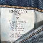 Level 99 Sz 31 Jeans Distressed Ankle Cropped Length Blue Photo 8