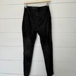 Free People  Women’s Small Black Faux Suede Leggings Pants Photo 2
