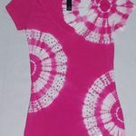 INC International Concepts Pink Tie Dye Top with Rhinestones Size XS Photo 0