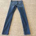 Rag and Bone Rag & Bone Commodore Jean Womens 27 Skinny Distressed Mid Rise Stretch Raw Hem Photo 9