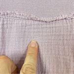 easel  Lilac Gauzy Oversized Henley Top Size Small Photo 3