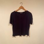 Vince  slouchy supersoft oversized navy tee‎ shirt women’s size xs Photo 4