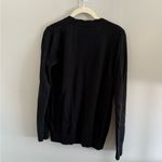 Lacoste  Women’s Classic Black V-Neck Cashmere Blend Sweater Photo 4