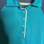 Nike Women's DRI-FIT Sleeveless Teal Blue Polo Golf Shirt Size Medium Photo 5