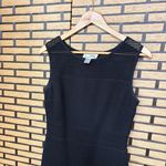 Joseph Ribkoff Joseph‎ Ribkoff Black Mesh Overlay Tank Dress Size 10 Photo 2