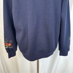 Bonworth Vintage  Sweatshirt‎ Womens Small Embroidered Fall Leaves Pullover Blue Photo 6