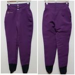 Bogner Stirrup Ski Snow Pant Size 8 Long Eggplant Purple Color Photo 1