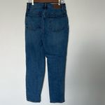 Madewell The Momjean Basley Wash High Rise Tapered Jeans Blue 27 Photo 6