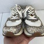 Madewell MWL Size 7.5 Kickoff Trainer Sneaker Leather Calf Hair Lace Up Shoes Photo 8