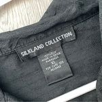 Silkland Collection Shirt silk boxy butto up womens Black (xlarge) classic vtg Size XL Photo 1