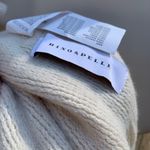 RINO & PELLE “SNOWHITE” CREAM FAUX FUR SCARF Fringe White Photo 4