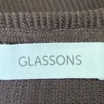 Glassons Brown Rib Knit Sleeveless Strapless Cami Bandeau Crop Tank Top Size XS Photo 2