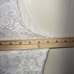 Ricki's Pink and White Lace Floral Tank Top Size L Photo 5