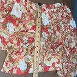 Flying Tomato  size small cropped floral long sleeve top elastic back & sleeves Photo 6