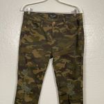 Judy Blue  Women 11/ 30 Skinny Fit Jeans Pants Camo Green Stretch Distressed Photo 2