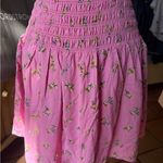 Celebrity Pink Floral Skirt Photo 1