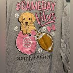 Simply Southern  Game Day vibes long sleeve Tshirts size Medium Photo 1