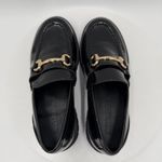 Steve Madden  Lando Lug Sole Platform Loafers Black Patent Leather Academia Sz 6 Photo 5