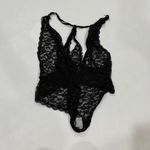 Victoria's Secret Victoria’s Secret Black Lace Bodysuit One Piece Lingerie Size M Photo 1