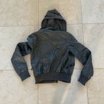 Ci Sono Moto Leather Like Jacket with Hood Sz S Photo 5