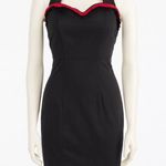 Collectif Black Halter Midi Dress Women 8 US 12 UK Retro Vintage Inspired Wiggle Size M Photo 0