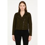 Sanctuary  Crafted & Tailored Brown Leopard Moto‎ Style Jacket NWOT Size XXS Photo 1