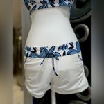 NWOT Women's Sporty Two Piece Swimsuit Halter Push Up Top w/ Shorts Size:Large Blue Photo 5