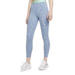 Nike  Pro Women Leggings Sz M Cropped Training Blue Gym Running Workout Photo 1