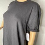 Time & Tru NWT Short Sleeve Dress Black Shirt Style Size Medium 8-10 Photo 1