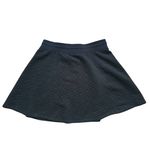 NWT AIKO Dark Academia Quilted Skater Skirt Small Black WhimsiGoth Quiet Luxury Photo 2