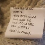 lightweight beige knit hoodie Tan Photo 7